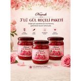 Neşrah Isparta Gül Reçeli 3'lü Avantaj Paketi 3X400GR