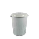 NESS AVM 35 Lt Kapaklı Yuvarlak Plastik Büyük Boy Çöp Kovası Su Et Kovası Balkon Kovası Bahçe Kovası Kilitsiz
