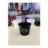 NESS AVM Mısır Kovası 3 adet Popcorn Kovası Metal 2 Litre Geniş Boy Modern Renkler