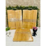 Ness Global Bambu Kesme Tahtası 1 Adet (28X38) Metal Kulplu