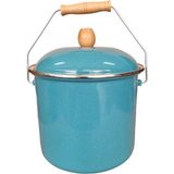 Ness Global Emaye Yoğurt/bakliyat Bakracı (20CM-5 Litre-Tüm Ocaklarla Uyumlu) - Turkuaz