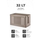 NESS HOME Tekli Kat Kat Yükseltilebilir Katlanabilir Çok Amaçlı Kıyafet Saklama Kutusu Düzenleyici Organizer Kutu