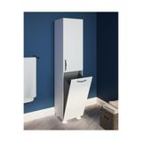 Nesse Shop Kirli Sepetli Çamaşır Banyo Dolabı Düşer Kapaklı Dolap