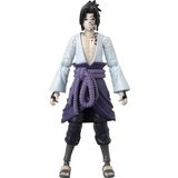 Nessi World 16 cm Bandai Anime Heroes Naruto Sasuke Uchiha Figür ve Aksesuar Seti