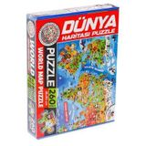 Nessi World 7375 Dünya Kültür Haritası Puzzle -Totteriq