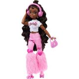 Nessi World Barbie Dream Besties Paten Partisi Brooklyn Bebek ve Aksesuarları