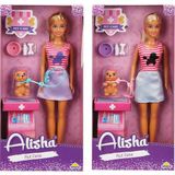 Nessi World Bebek Set Alisha Veteriner Aksesuarlı ( 1 Adet Fiyatıdır )