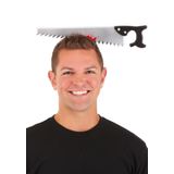 Nessi World Kafaya Saplanmış Halloween Kanlı Testere Şaka Tacı