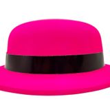Nessi World Neon Partisi Pembe Renk Melon Plastik Parti Şapkası