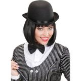Nessi World Nessiworld Charlie Chaplin Stil Yetişkin Şapkası – Siyah Melon Parti Şapkası