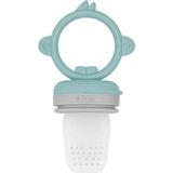 Nessi World Nessiworld Silikon Püre Meyve Sebze Emziği Aqua Green / Powder Grey