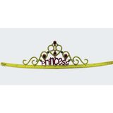 Nessi World Prenses Yazılı Altın Renk Ayarlanabilir Parti Tacı 60 cm
