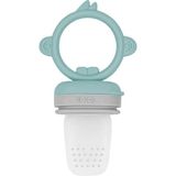 Nessi World Silikon Püre Meyve Sebze Emziği Aqua Green / Powder Grey