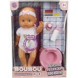 NessiWorld 2030121 Boubou Altını Islatan ve Konuşan Bebek Seti 30 cm - Diğer
