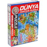 Nessiworld 7375 Dünya Kültür Haritası Puzzle -Totteriq