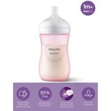 Nessiworld Avent Doğal Tepkili Natural Response Pp Biberon 260ML 1+ Ay Pembe