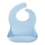 Nessiworld Basics Silikon Mama Önlüğü Mineral Blue
