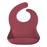 NessiWorld Basics Silikon Mama Önlüğü Velvet Rose