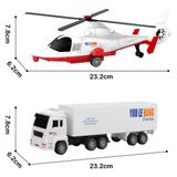 NessiWorld BIG251H1 Cıty Car Helikopter/kamyon 2 Li Araç