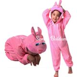 Nessiworld Çocuk Tavşan Kostümü Pembe Renk 45 Yaş 100 cm