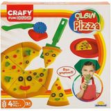Nessiworld Crafy Çılgın Pizza Oyun Hamuru Seti 200 G 10 Parça