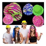 NessiWorld Farklı Desenlerde Plastik Neon UV Işık Parti Şapkası 1 Adet