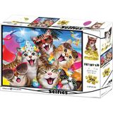 NessiWorld Kediler Partide 500 Parça Yetişkin Puzzle