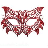 Nessiworld Kırmızı Dantel Masquerade Maskesi 8 No
