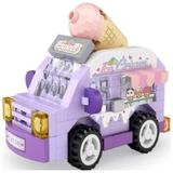 NessiWorld LZ-8638 Dondurma Arabası 140 Parça Block Oyuncak-Mini Poşet