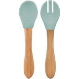 Nessiworld Mama Kaşığı ve Çatal Seti River Green - Çok Renkli