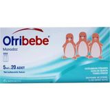 Nessiworld Otribebe Monodoz Serum Fizyolojik %100 Doğal Deniz Suyu 5 Ml X 20 Flakon