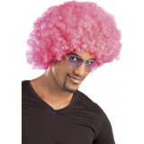 Nessiworld Pembe Renk Kıvırcık Afro Bonus Peruk