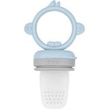 Nessiworld Silikon Püre Meyve Sebze Emziği Mineral Blue / Powder Grey