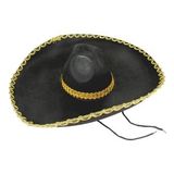 Nessiworld Sombrero Meksika Şapkası Mariachi Altın Şeritli Yetişkin Boy
