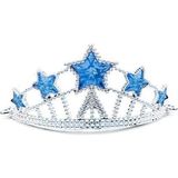 Nessiworld Yıldız Şekilli Elsa Prenses Kraliçe Tacı Mavi Renk Çocuk Boy 5X17 cm