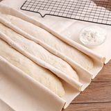 Nest Home Hamur Ekmek Mayalama Pasa Bezi-%100 Pamuk Amerikan Ham Bez Kenarlar Dikişli 50 x 70 - 1 Adet