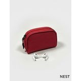 Nest Life Kırmızı Renk Makyaj Çantası, Bozuk Para Çantası, Takı Çantası