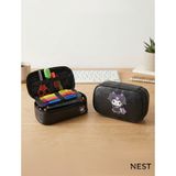 Nest Life Kuromi Karakterli Suya Dayanıklı Fermuarlı Siyah Kalemlik