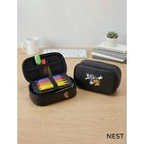 Nest Life Tom ve Jerry Karakterli Fermuarlı Suya Dayanıklı Siyah Kalemlik