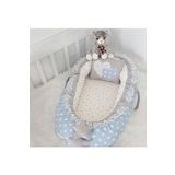 Nest Mavi Yıldızlı Lüx Ortopedik Jaju-babynest Bebek Yatağı
