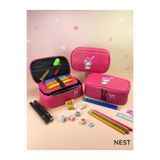 Nest My Melody Baskılı Pembe Su Geçirmez Kalemlik, Okul ve Kırtasiye Kalem Kutusu