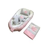 Nest Pudra - Gri Yıldız Jaju-babynest Anne Yanı Set