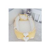 Nest Sarı Yıldızlı Jaju-babynest Anne Yanı Bebek Yatağı Bebek Yuvası