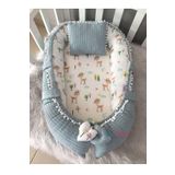 Nest Yeşil Örgü Kumaş Ceylan Tasarım Ponponlu Jaju-babynest Bebek Yatağı