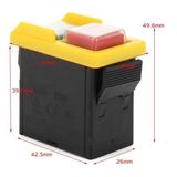 Nesta Dkld DZ04 Şalter Switch 250 V 4 Pin - Renkli
