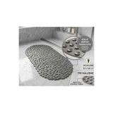 NestAura Vantuzlu Banyo ve Duş Kaydırmaz Paspası 34 cm x 68 cm Antrasit Renk