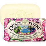 Nesti Dante Dolce Vivere Sicilia Sıkılaştırıcı Begonvil ve Deniz Tuzu Katı Banyo Sabunu 250 gr - Naturel - Standart