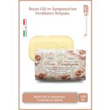 Nesti Dante Le Rose Champagne Katı Sabun 150 gr | Beyaz Gül Özü | Canlandırıcı | Banyo Sabunu