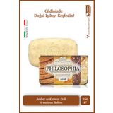 Nesti Dante Philosophia Scrub Katı Sabun 250 gr | Amber ve Kırmızı Erik Özü | Arındırıcı| Banyo Sabunu