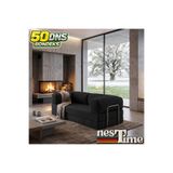 NESTİME 200x100 ComfortNest Fitilli Kadife Kanepe| Yatak Olabilen, Dayanıklı Orta Sert Sünger.